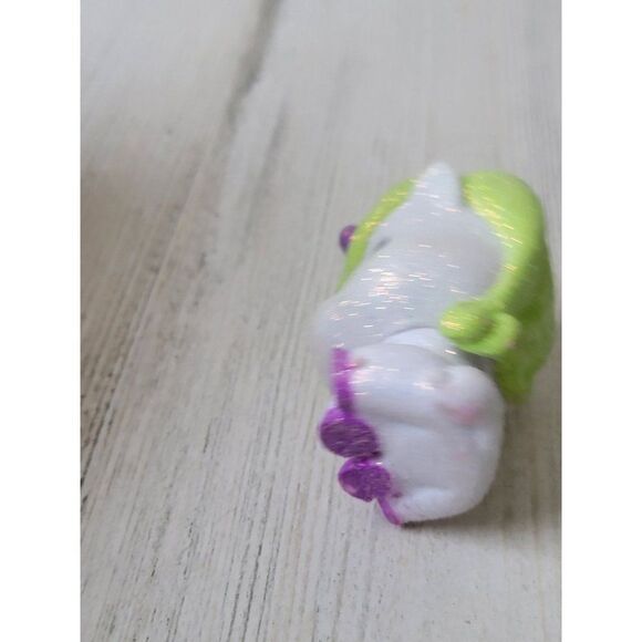 XO glitter unicorn green purple toy figure mythical - Picture 5 of 5